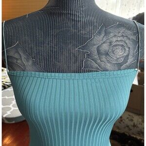 NWOT Tresser Strappy Bodycon Mini Dress Size Small Aquamarine